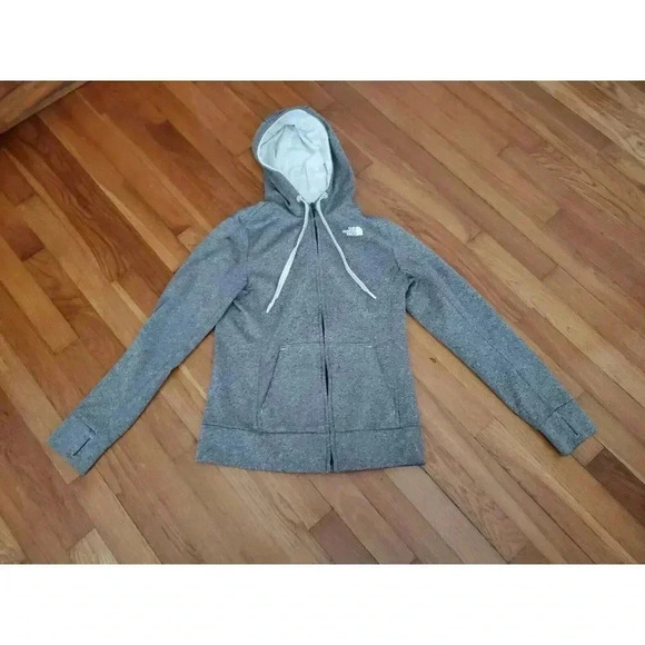 The North Face Women’s Sweatshirt Full Zip Front Gray Size XS - Picture 1 of 7